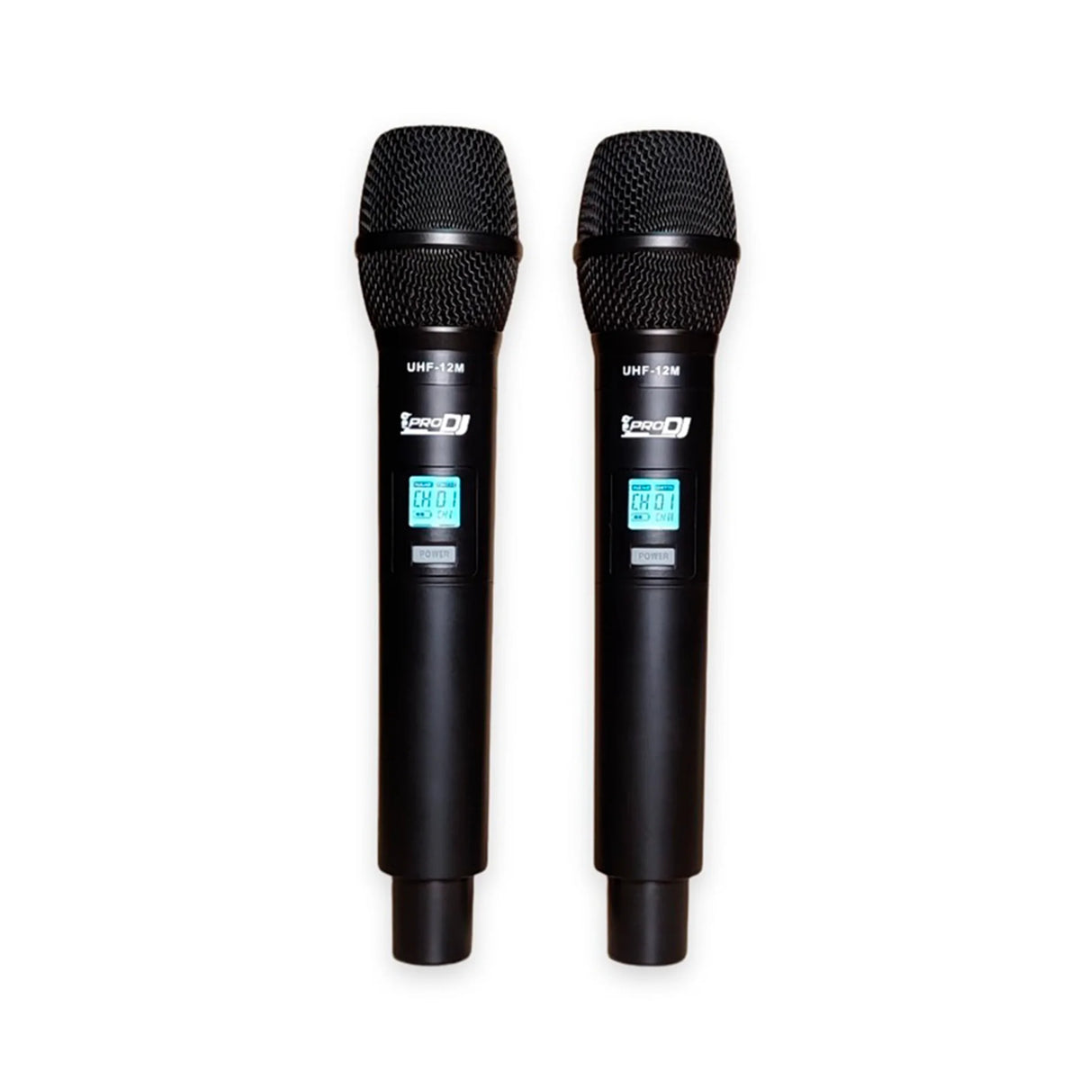 Pro DJ UHF-12M Micrófono inalámbrico doble UHF variable