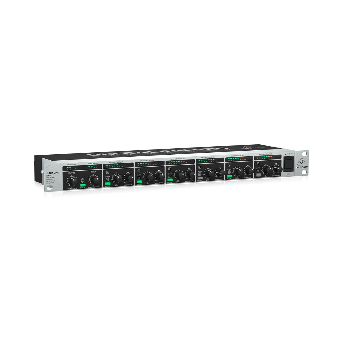 Behringer MX882 Splitter mixer caja DI 8 canales rack 1U