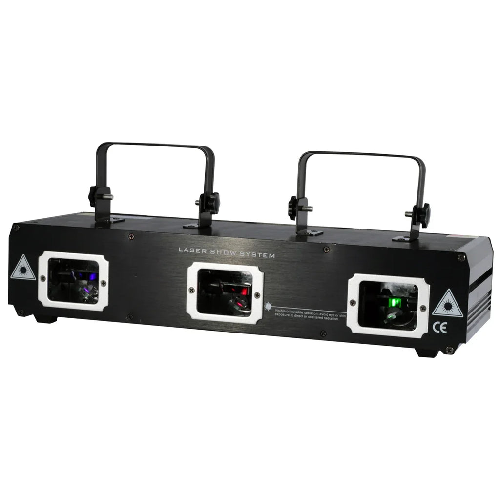 Nightsun SD427 Luz láser RGB 3 cañones DMX