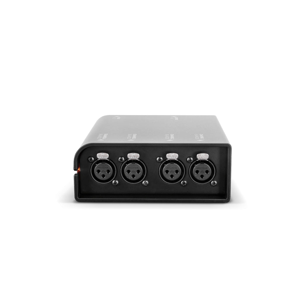 Palmer AoC Box XLRf Caja adaptadora Audio over Cat etherCON a 4 XLR hembra