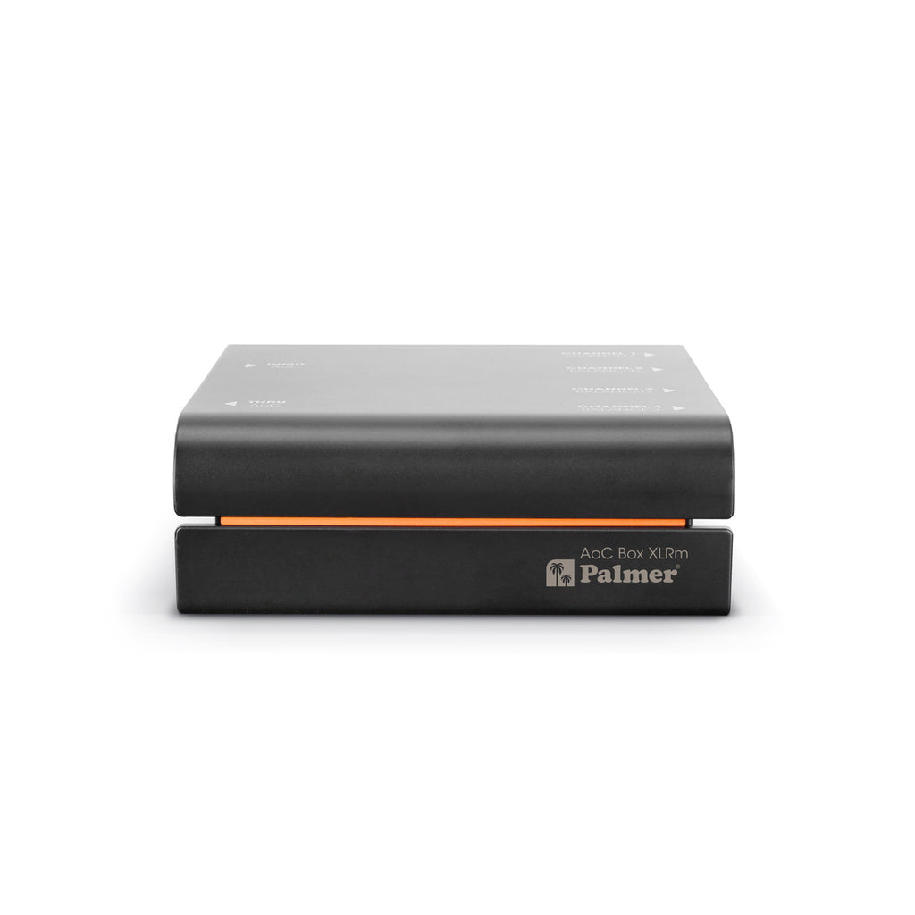 Palmer AoC Box XLRm Caja adaptadora Audio over Cat etherCON a 4 XLR macho