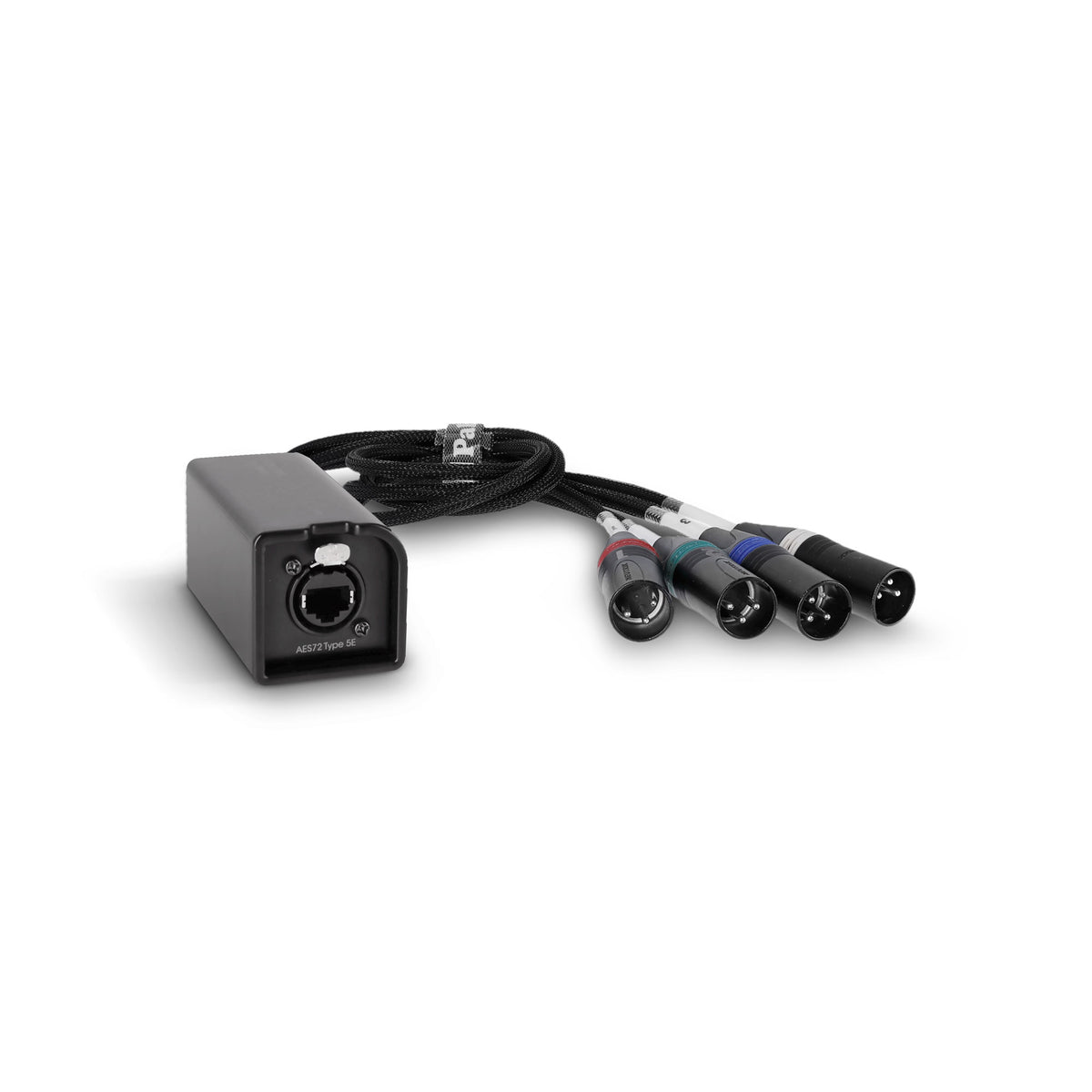 Palmer AoC Loom XLRm Cable adaptador Audio over Cat etherCON a 4 XLR macho