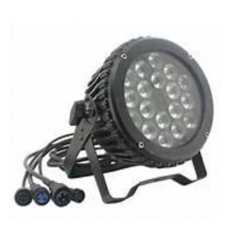 VA ProLED Par LED 18x10 W RGBWA+UV para exteriores (rack x6 unidades)