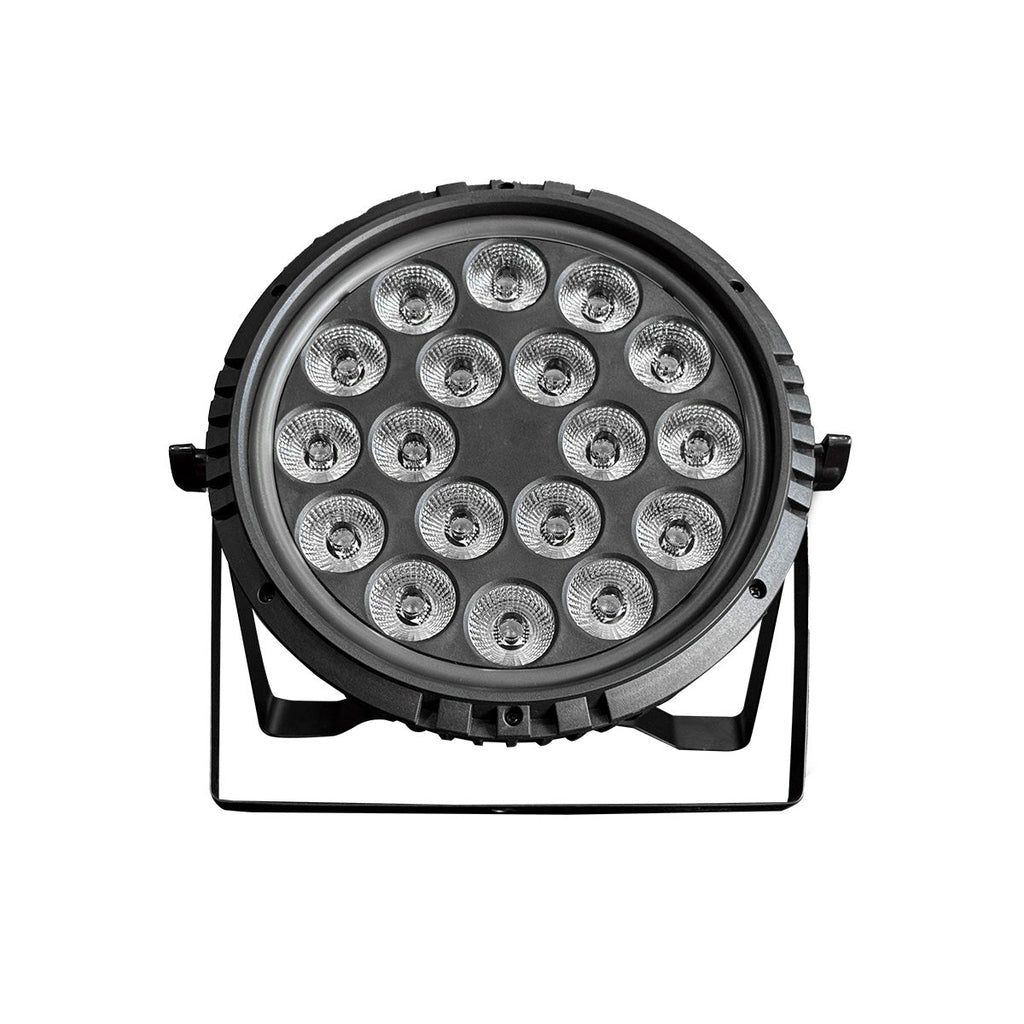 Nightsun SPC058 Par LED 18x4W RGBWAP 6 en 1 con tira LED