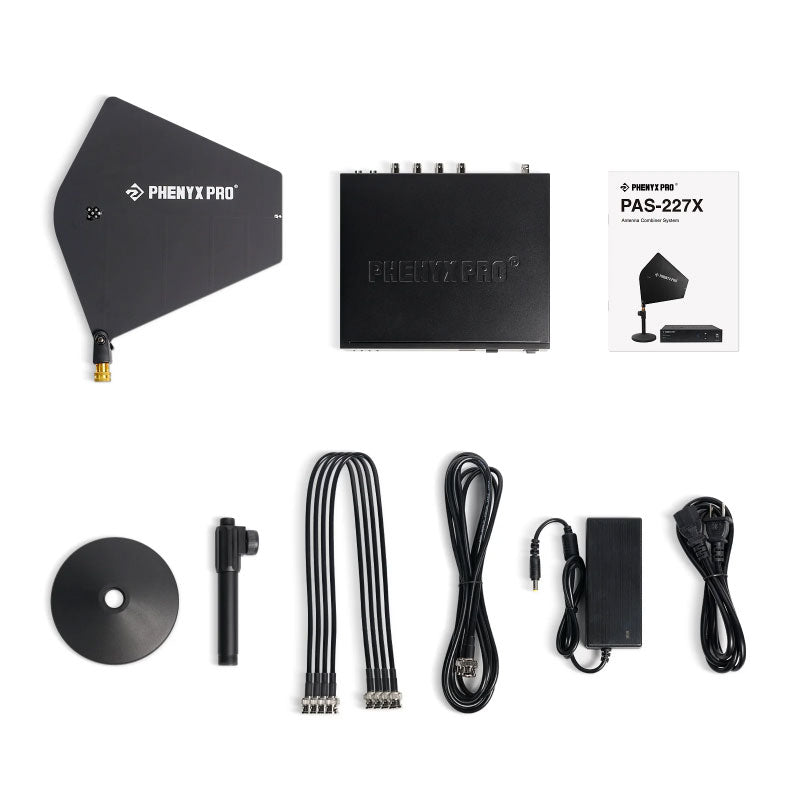 Phenyx Pro PAS-227X Combinador activo de antenas UHF para IEM x4