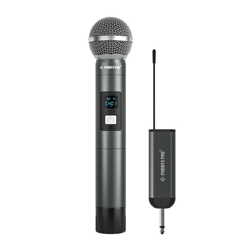 Phenyx Pro PDP-1-1H Sistema inalámbrico digital UHF con 1 micrófono de mano