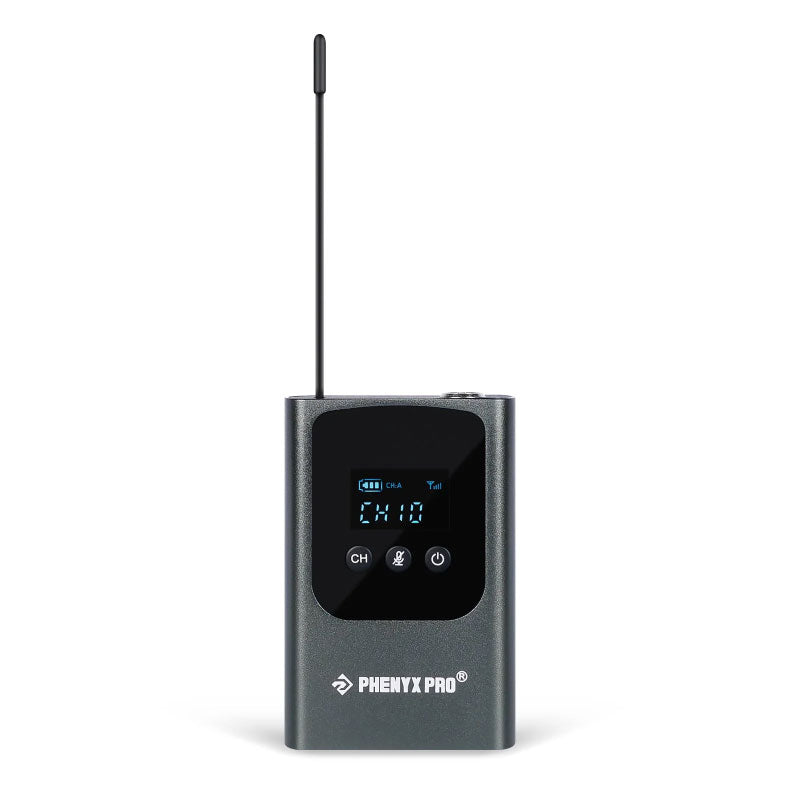 Phenyx Pro PDP-2-1H1B Sistema inalámbrico digital UHF con micrófono de mano y bodypack