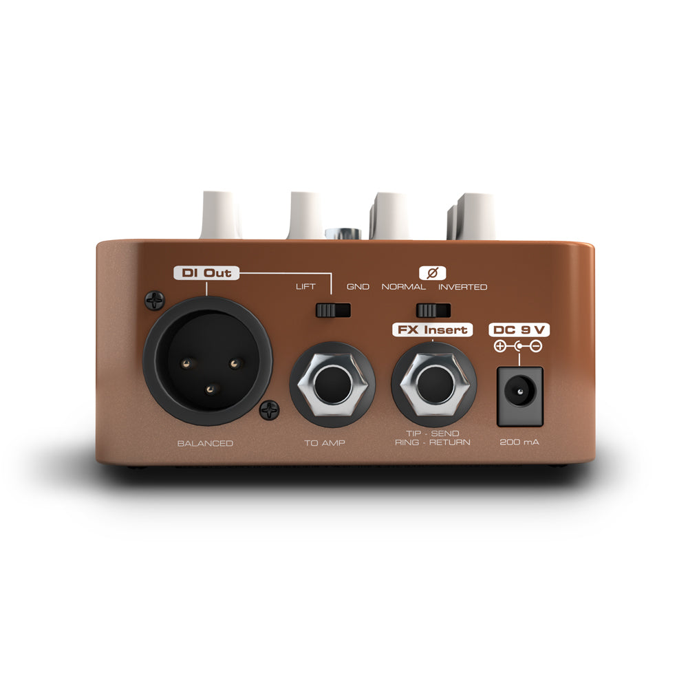 Palmer POCKET AMP ACOUSTIC Pedal preamplificador para guitarra y bajo acústico