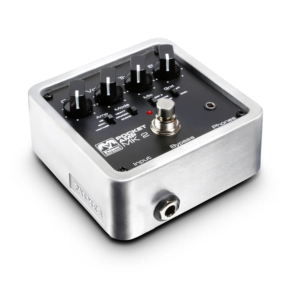 Palmer POCKET AMP MK 2 Pedal preamplificador de guitarra con simulación de amplificador