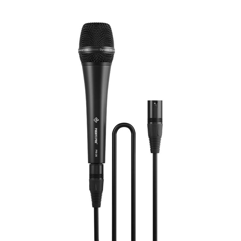 Phenyx Pro PM-26 Micrófono vocal dinámico supercardioide con cable