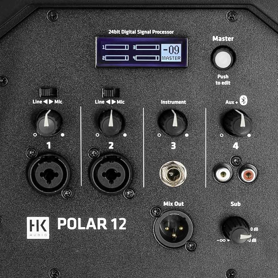 HK Audio POLAR 12 Sistema PA de columna activo 3 vías Bluetooth 2000 W