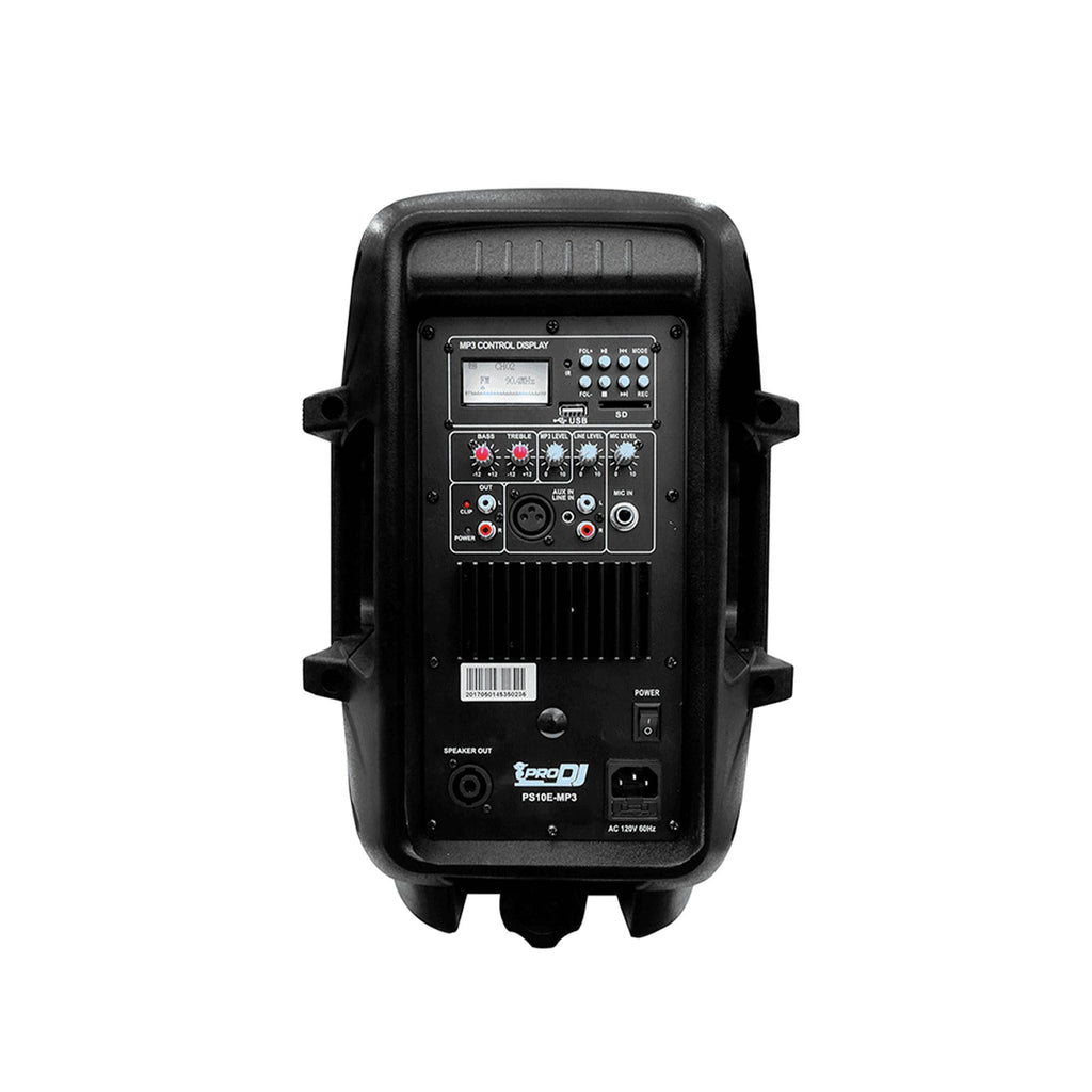 Pro DJ PS10E-MP3 Cabina activa 10" 100 W Bluetooth