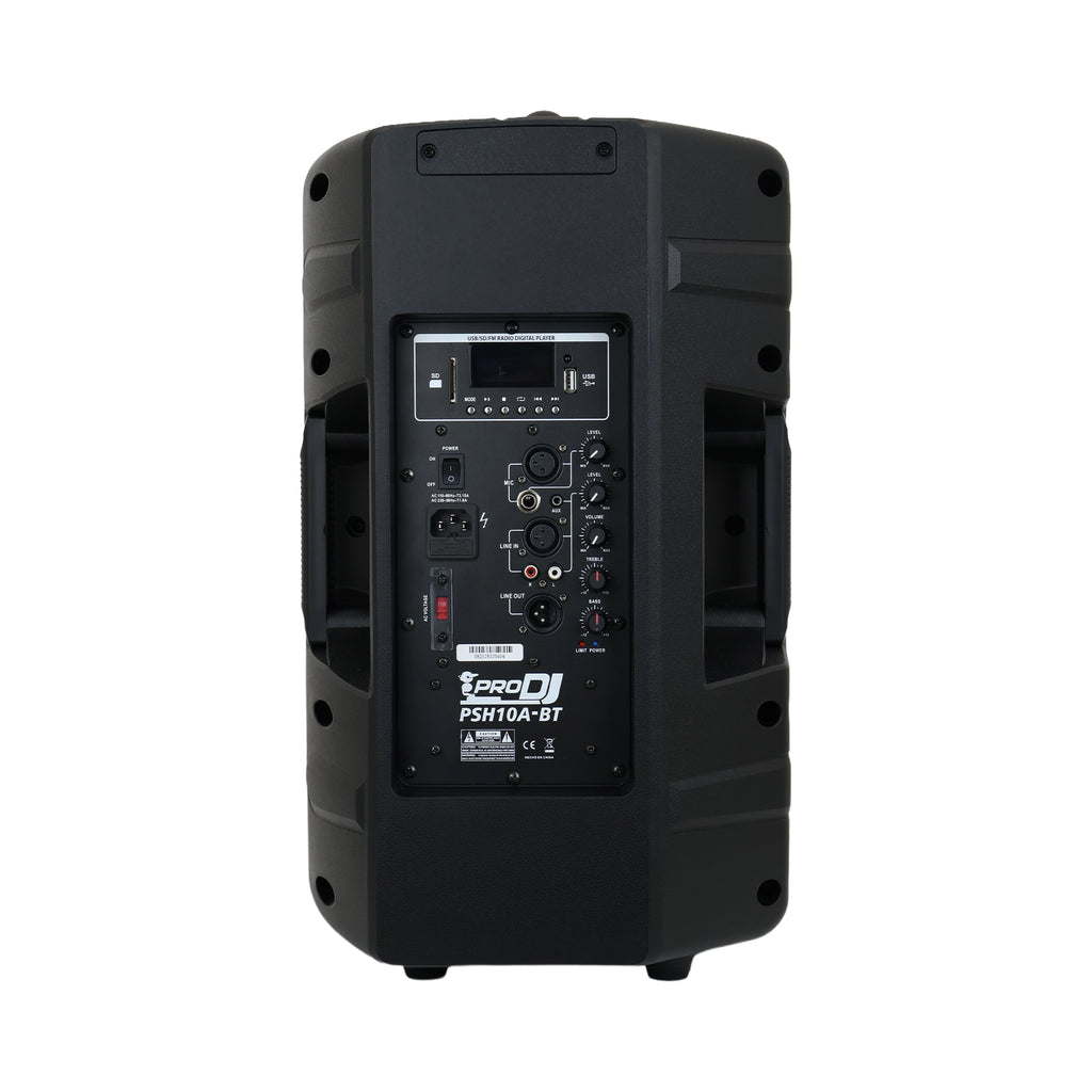 Pro DJ PSH10A-BT Cabina activa 10" 200 W Bluetooth