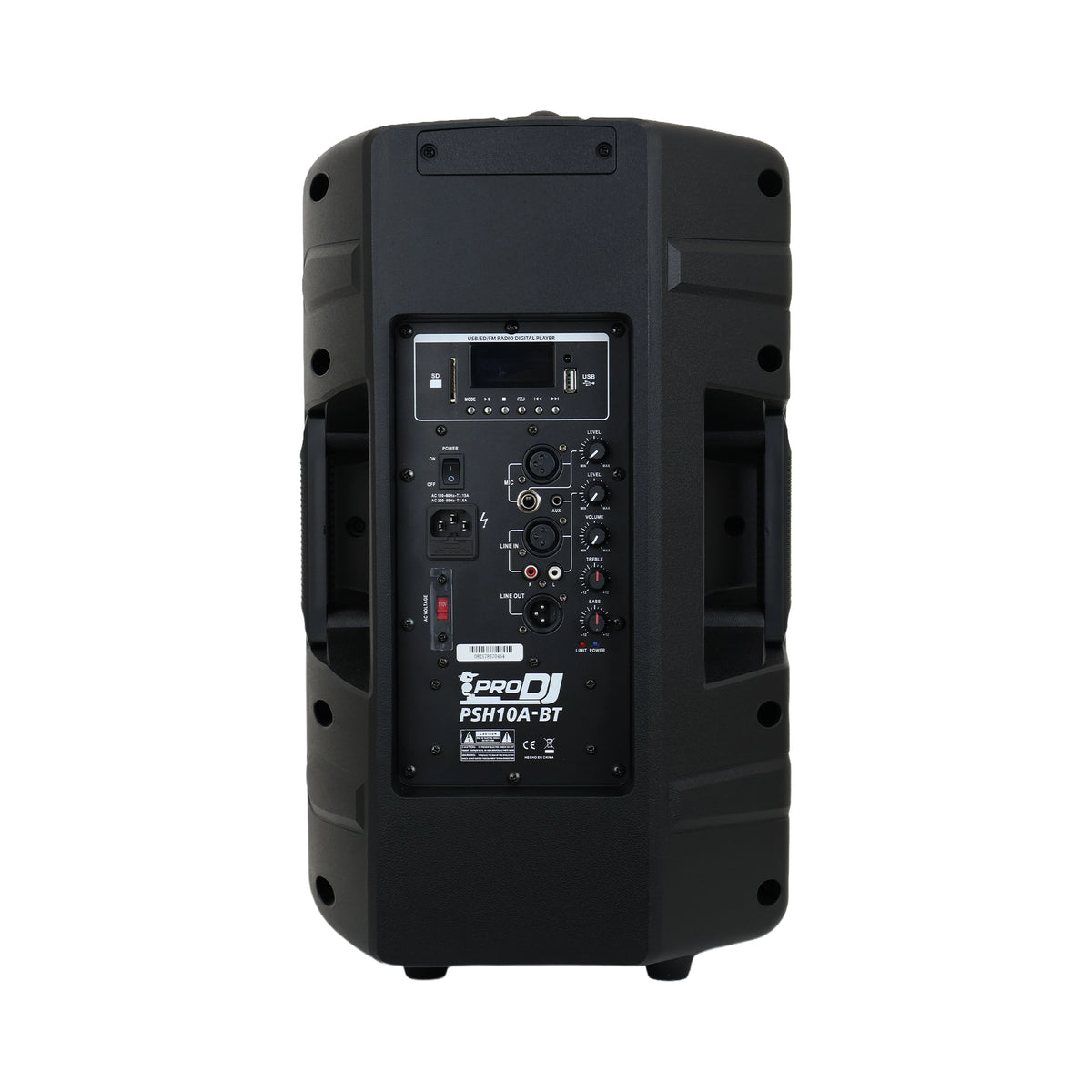 Pro DJ PSH10A-BT Cabina activa 10" 200 W Bluetooth