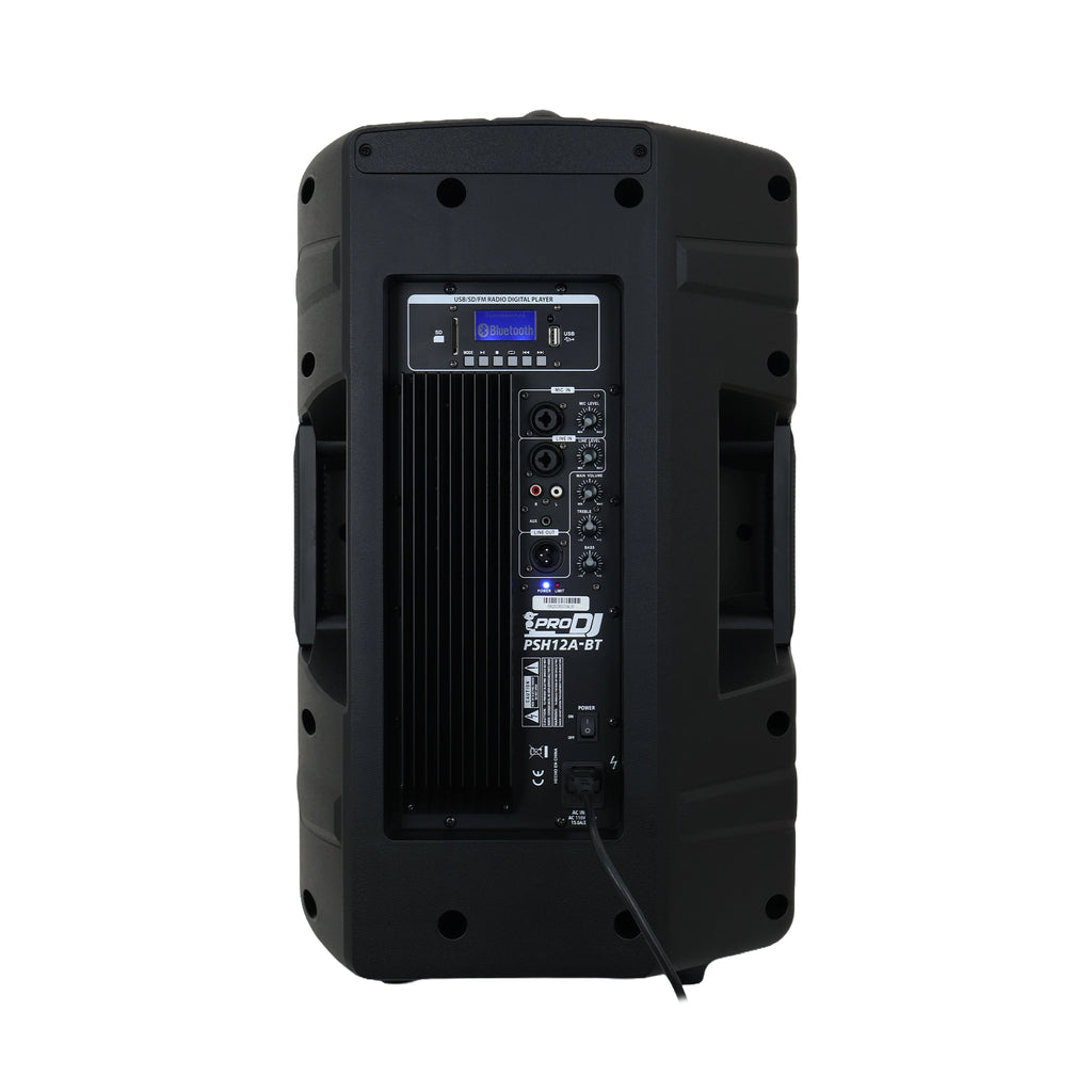 Pro DJ PSH12A-BT Cabina activa 12" 350+50 W Bluetooth