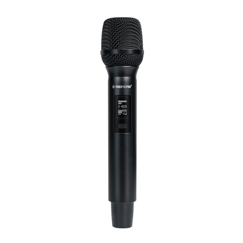 Phenyx Pro PTAU-2-2H Sistema inalámbrico UHF True Diversity con jog shuttle