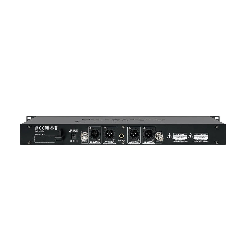 Phenyx Pro PTC-4-4G-US Sistema inalámbrico UHF 4 micrófonos de cuello de ganso