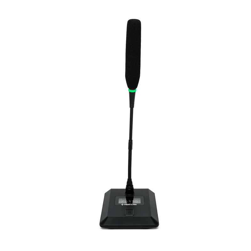 Phenyx Pro PTC-4-4G-US Sistema inalámbrico UHF 4 micrófonos de cuello de ganso