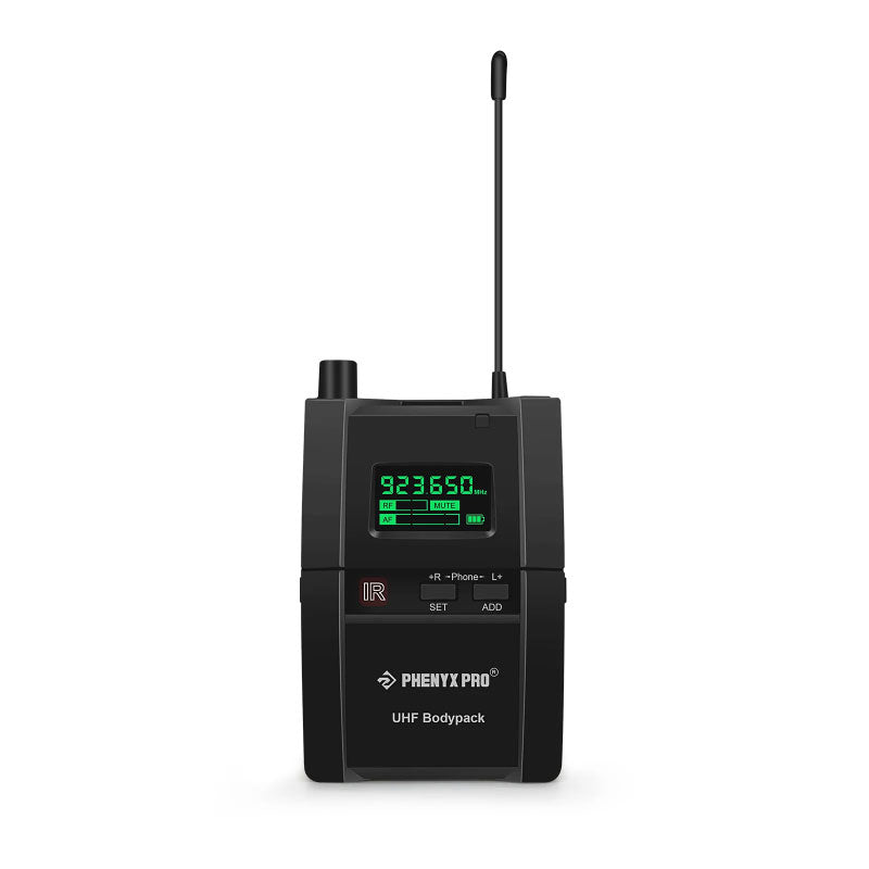 Phenyx Pro PTM-10-1B Sistema IEM estéreo UHF 1 bodypack