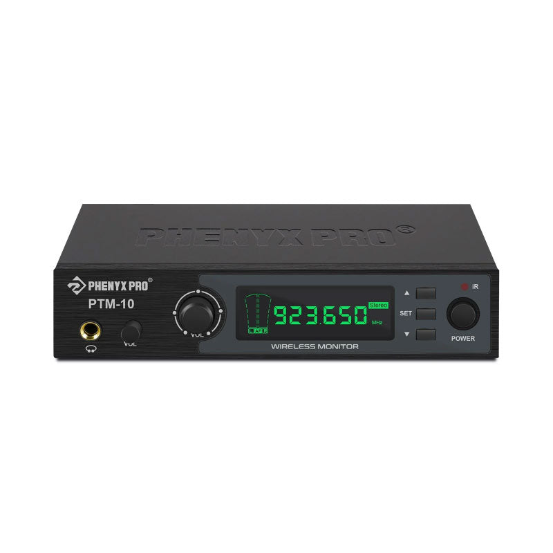 Phenyx Pro PTM-10-4B Sistema IEM estéreo UHF 1 transmisor 4 receptores