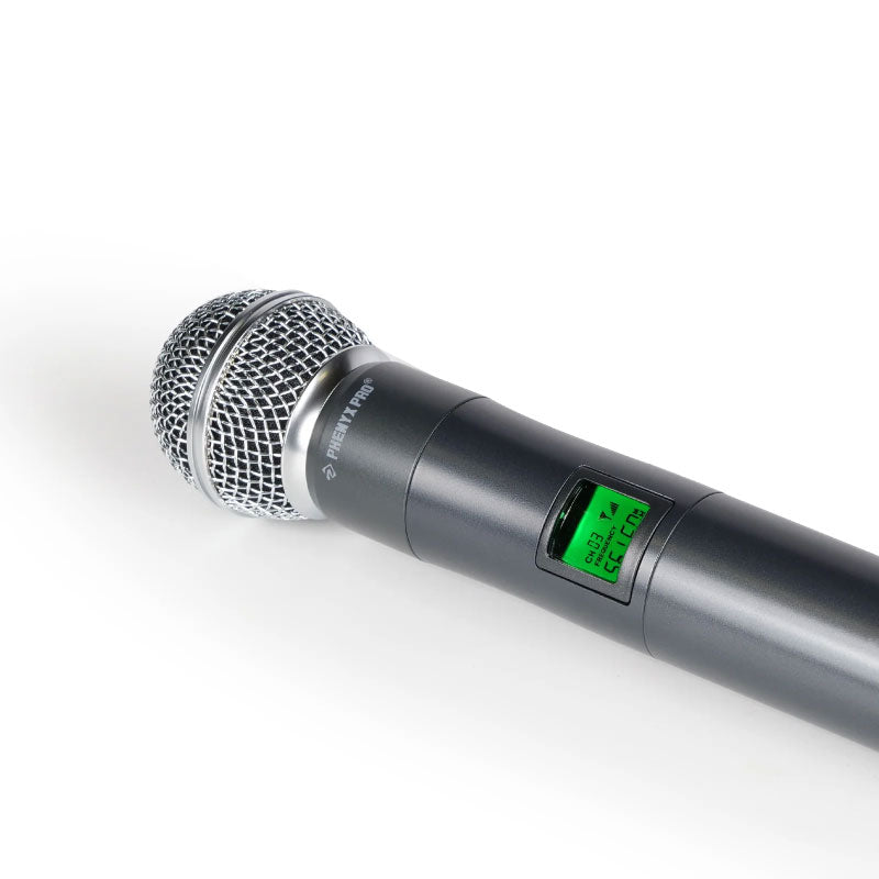 Phenyx Pro PTU-5000-4H Sistema inalámbrico UHF 4 canales frecuencia fija