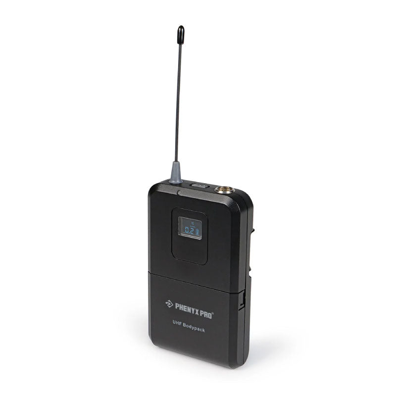 Phenyx Pro PTU-7000-2H2B Sistema inalámbrico UHF 4 canales (2 de mano + 2 bodypack)