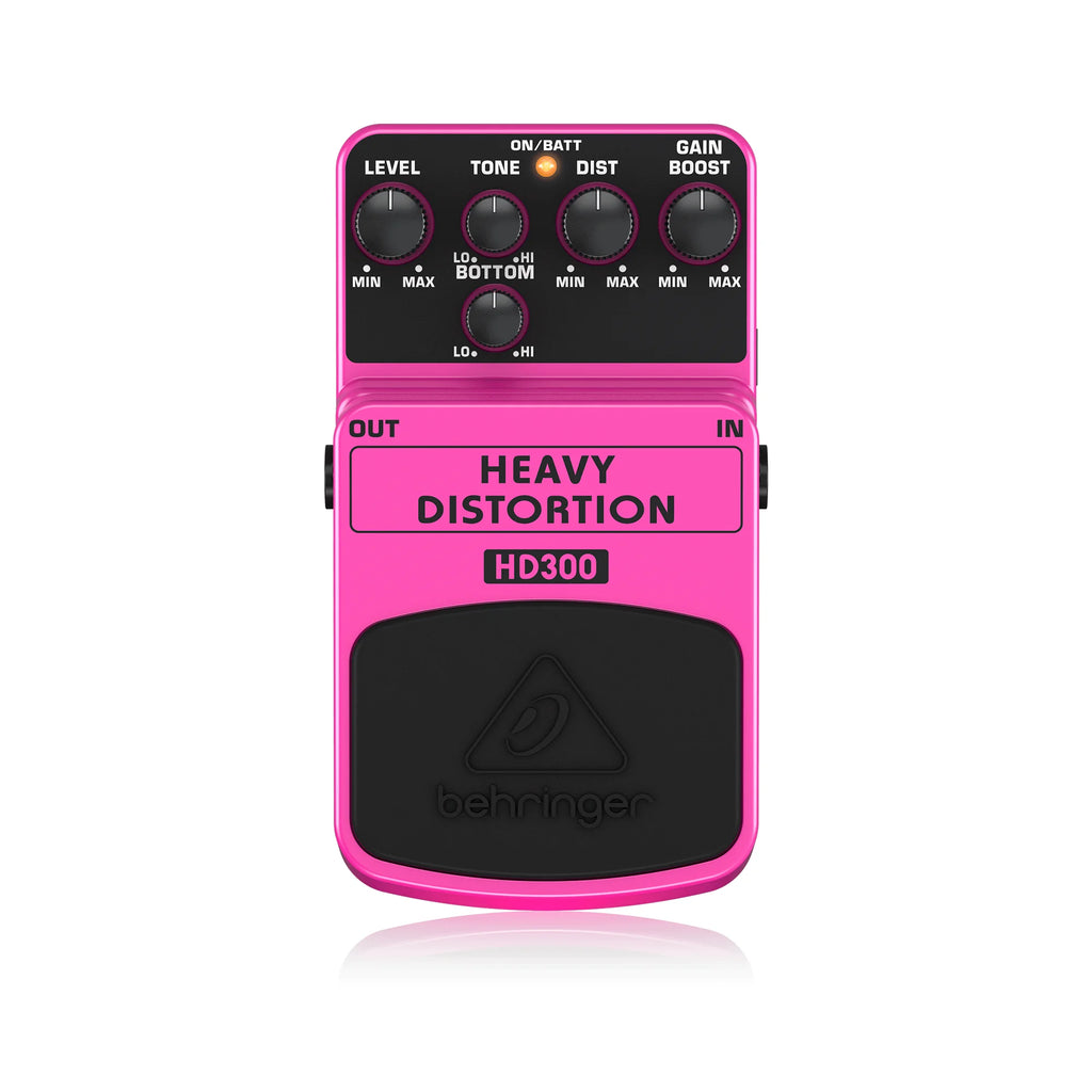 Behringer HD300 Pedal de distorsión heavy para guitarra