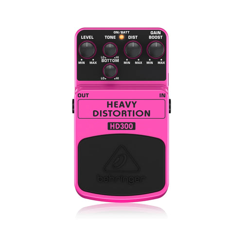 Behringer HD300 Pedal de distorsión heavy para guitarra
