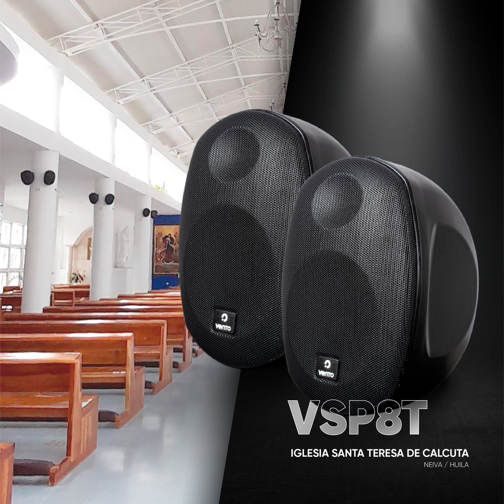 Vento VSP8T Parlante ambiental exterior 8" línea 100V