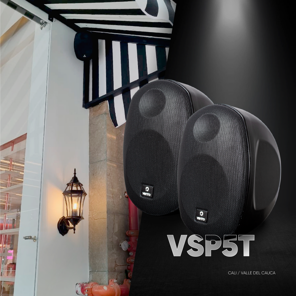 Vento VSP5T Parlante ambiental exterior 5,25" línea 100V