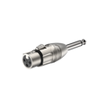 Roxtone RA2XFJM Adaptador plug TS 6.3 mm a XLR 3 polos
