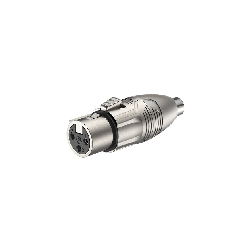 Roxtone RA2XFPF Adaptador RCA hembra a XLR hembra 3 polos