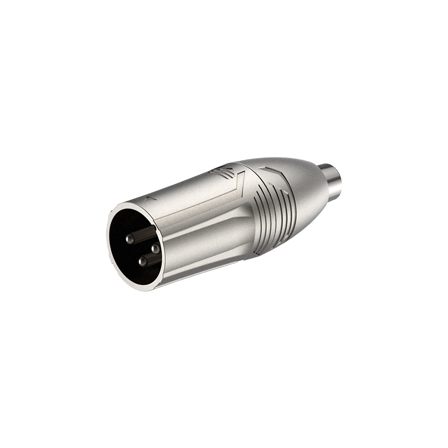 Roxtone RA2XMPF Adaptador RCA hembra a XLR macho 3 polos