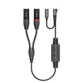 Roxtone RA3DT-TC2XM Isolador USB-C a 2 XLR macho con transformador