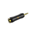 Roxtone RA3MJ3JF Adaptador jack TRS 6.3 mm a plug TRS 3.5 mm