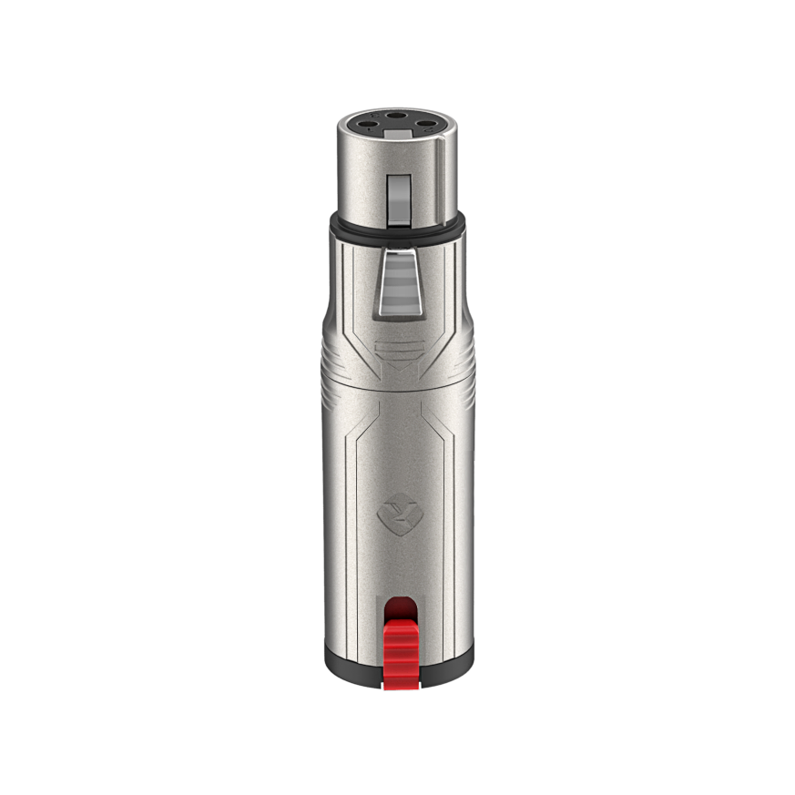 Roxtone RA3XFJF Adaptador jack 6.3 mm a XLR hembra 3 polos con pestillo de bloqueo