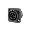 Roxtone RAC3FPWP Conector XROSSLINK PowerCon de chasis IP65 retardante de llama