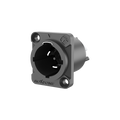 Roxtone RAC3MPWP Conector XROSSLINK PowerCon de chasis IP65 retardante de llama