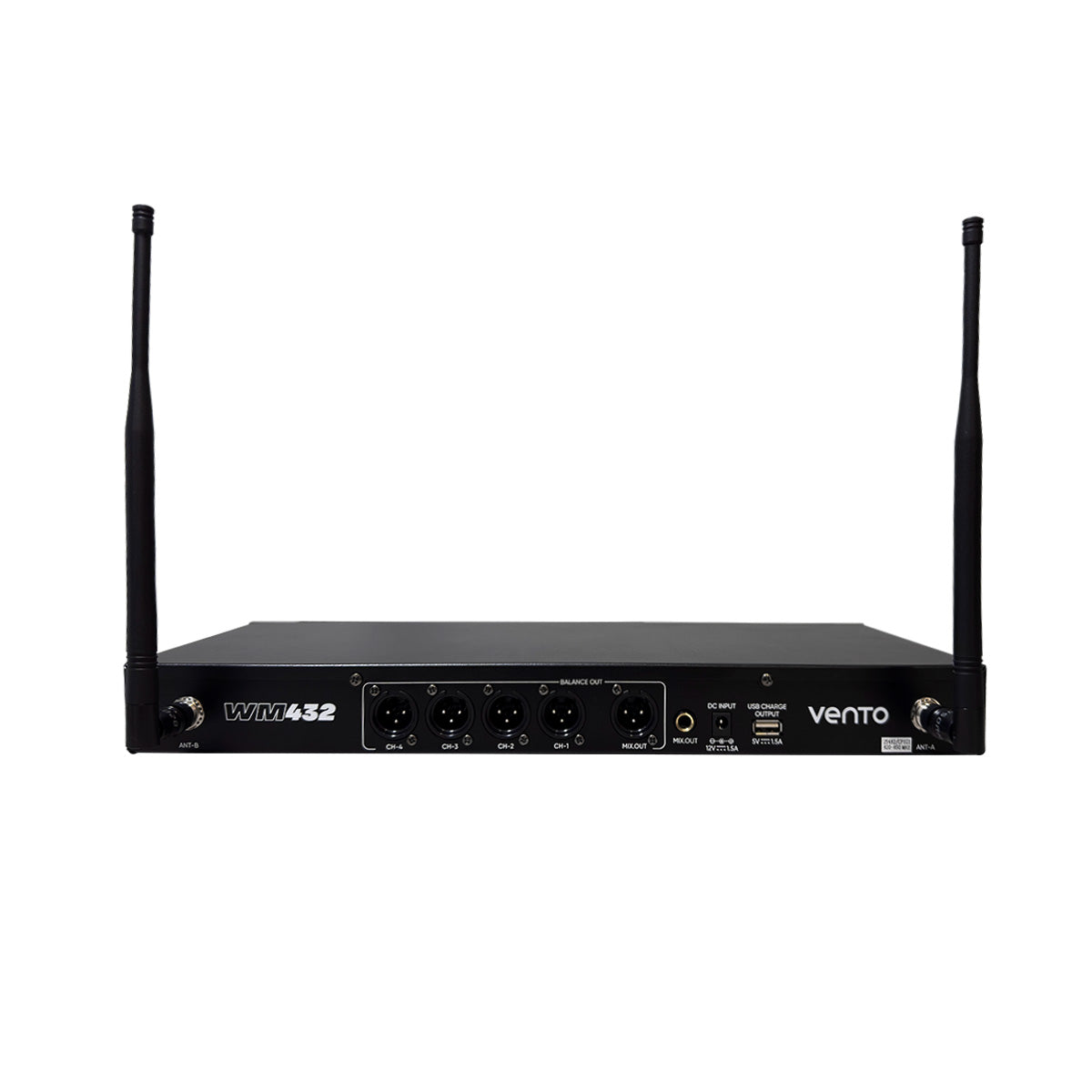 Vento WM432 Receptor de micrófono inalámbrico digital UHF