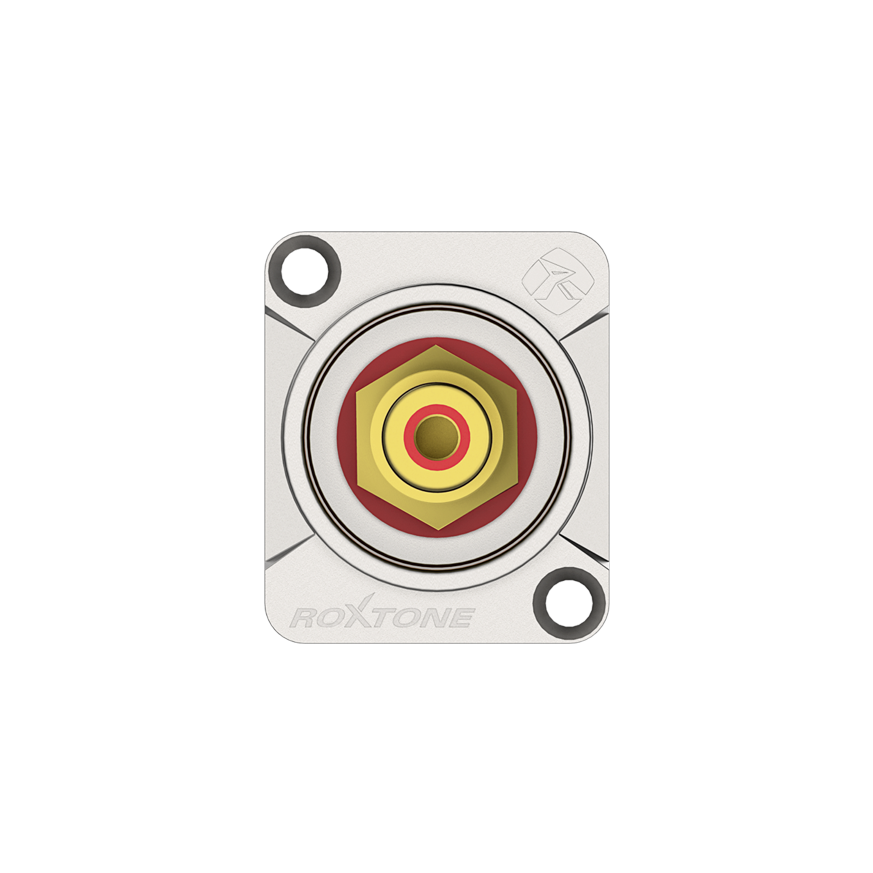 Roxtone RF2D-N-RD Jack RCA de chasis