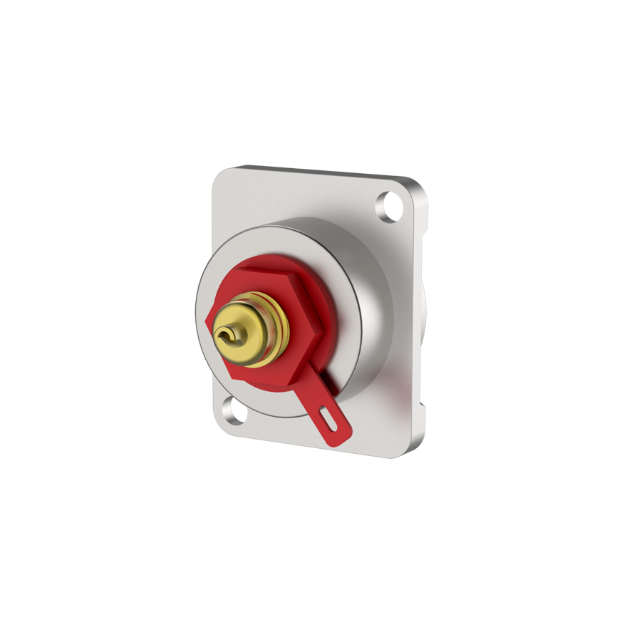 Roxtone RF2D-N-RD Jack RCA de chasis