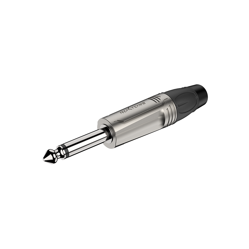 Roxtone RJ2P-NN Plug mono 6.3 mm niquelado