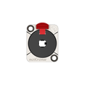 Roxtone RJ3FD-NT Jack TRS de chasis 6.3 mm