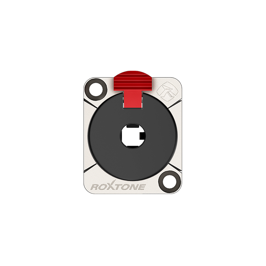 Roxtone RJ3FD-NT Jack TRS de chasis 6.3 mm
