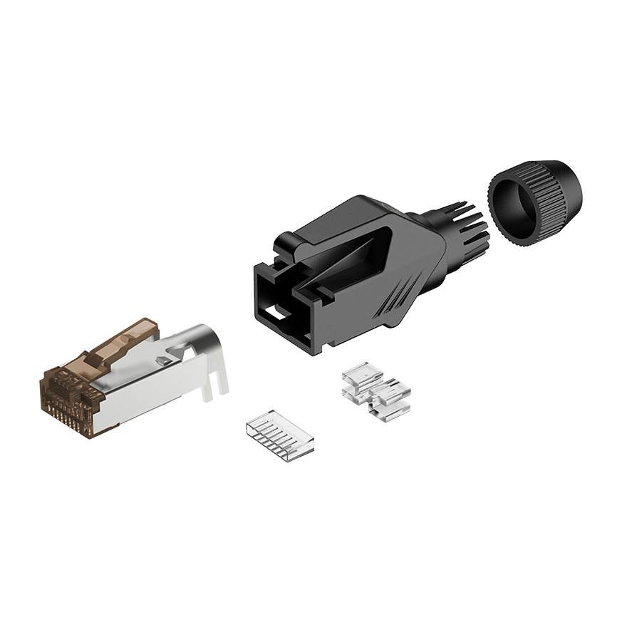 Roxtone RJ45C5E-PH Conector plug RJ45 CAT5e para ponchar
