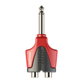 Roxtone RPAN335 Adaptador 2 jack RCA a plug TS 6.3 mm