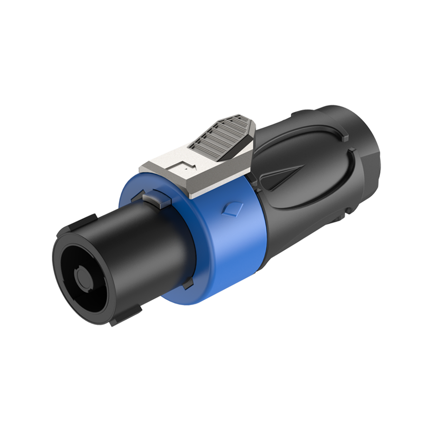 Roxtone RS4F-N-BU Conector Speak On 4 polos contactos niquelados