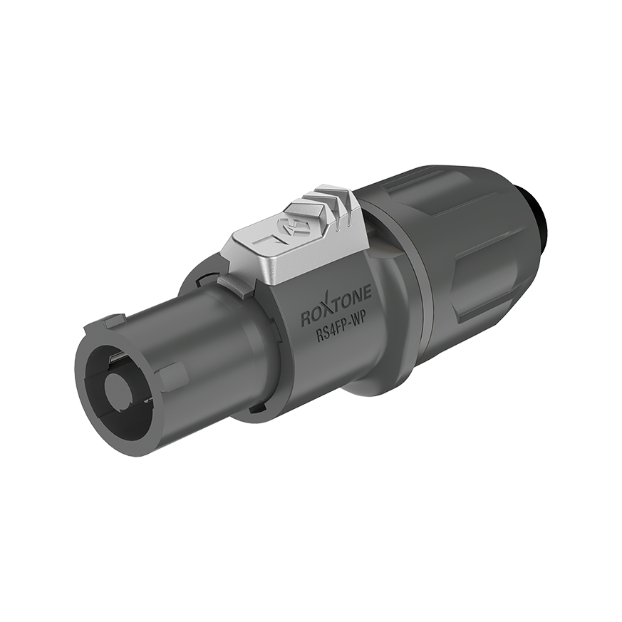 Roxtone RS4FP-WP Conector Speak On 4 pines con seguro metálico IP66