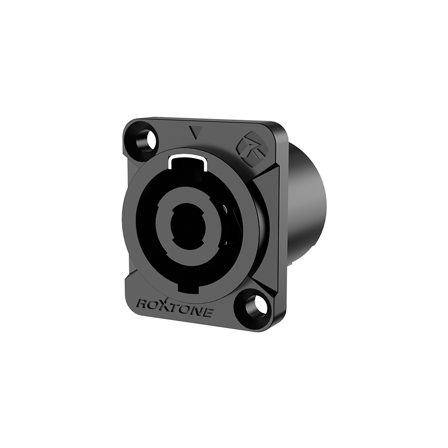 Roxtone RS4MD-T Conector Speak On de chasis cuadrado plástico 4 polos