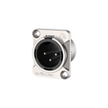 Roxtone RX3MD-NT Conector XLR macho de chasis 3 polos